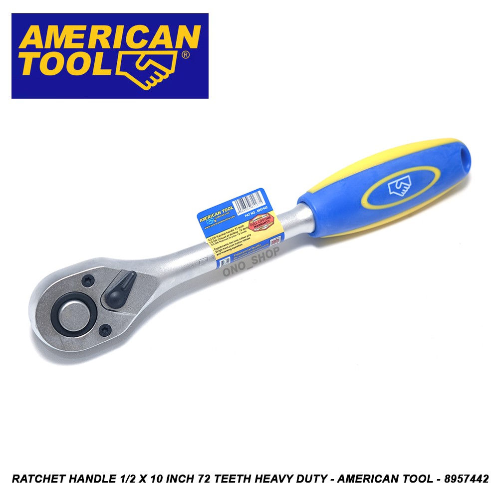 Jual Ratchet Handle 1/2 x 10 Inch 72 Teeth Heavy Duty - American Tool ...