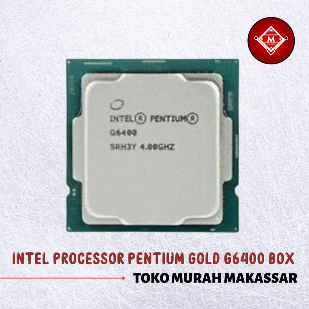 Jual INTEL PROCESSOR PENTIUM GOLD G6400 BOX / PROCESSOR INTEL G6400 ...