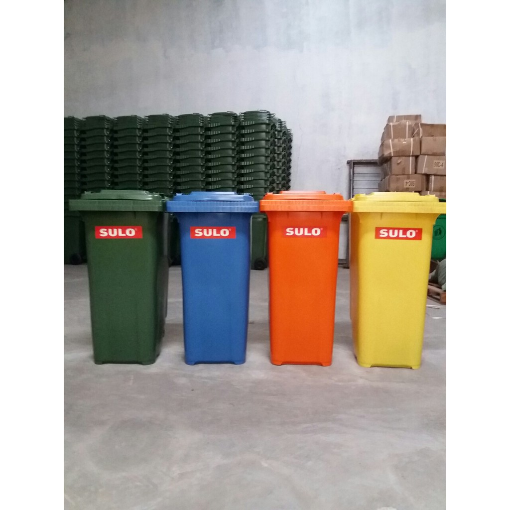 Jual Dustbin SULO MGB 120 Green ( 120 Litre Container ) | Shopee Indonesia