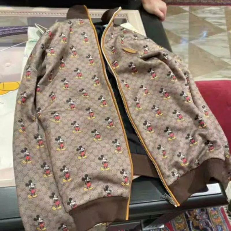JACKET RAFI AHMAD GUCCI JAKET RAFFI BOMBER NAGITA MICKEY PREMIUM IMPORT