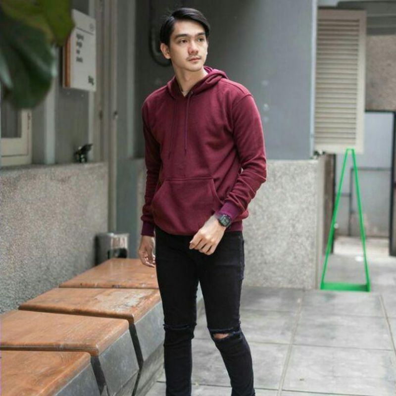 Maroon Hoodie With Black Jeans Buy Superdry Rich Deep Burgundy