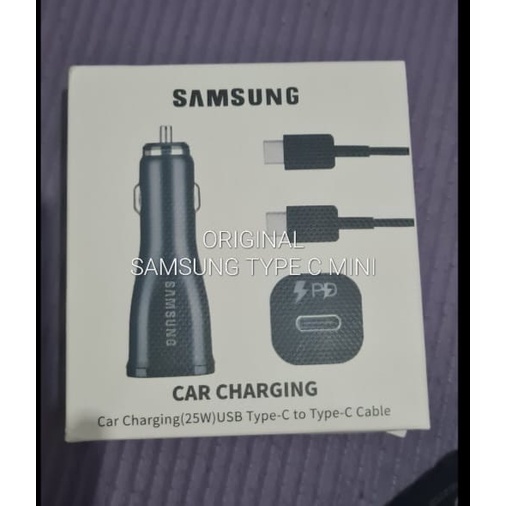 Jual J427 ORIGINAL SAMSUNG ADAPTOR MOBIL 25 WATT CHARGER C TO C FAST