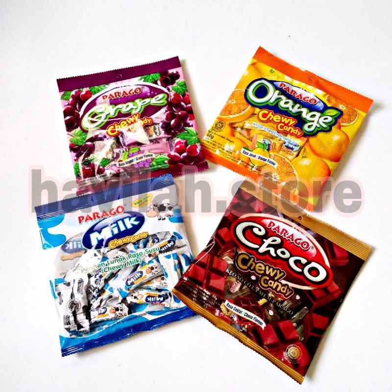Jual Parago Chewy Candy Permen Lunak Parago Aneka Rasa 1 Sachet 20pcs Shopee Indonesia