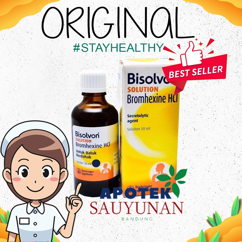 Jual BISOLVON SOLUTION 50 ML | Shopee Indonesia