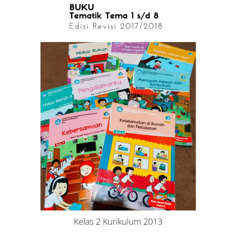 Jual Buku Siswa Tematik Terpadu Kurikulum 2013 SD Kelas 2 Tema 1 S/D ...