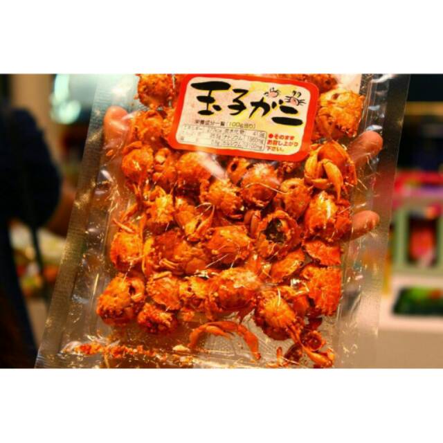 Jual Mini Crab Crunchy Snack Japanese Cemilan Renyah Makanan Ringan ...