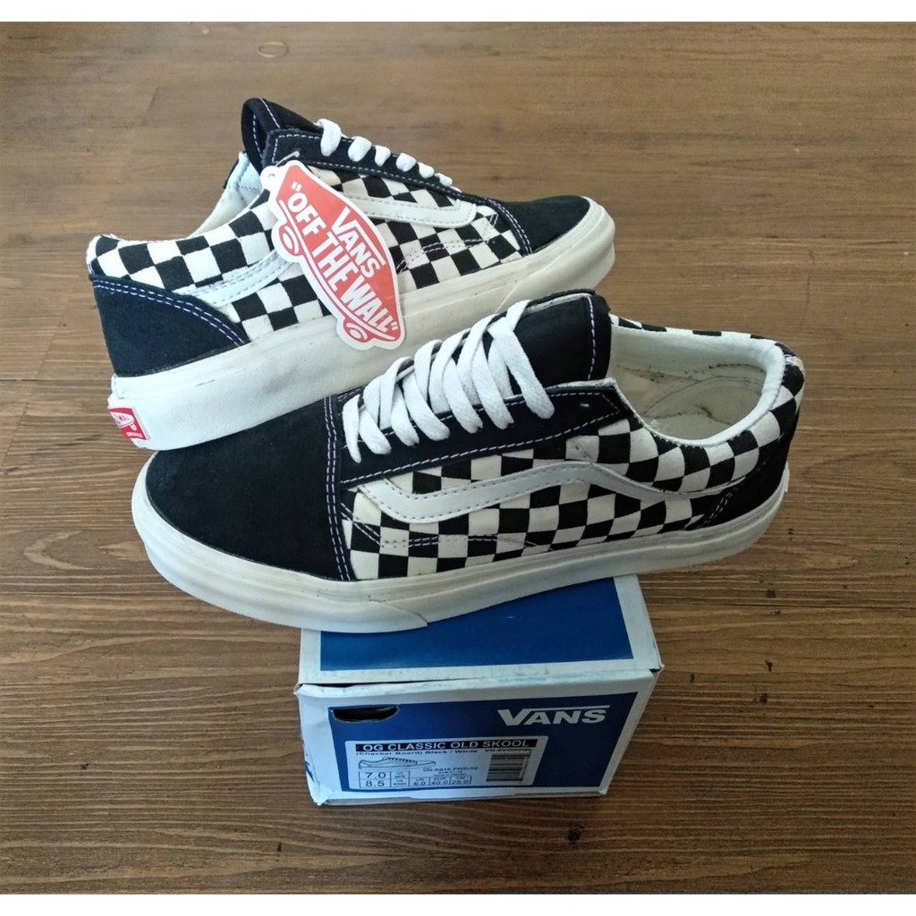 bahan vans checkerboard