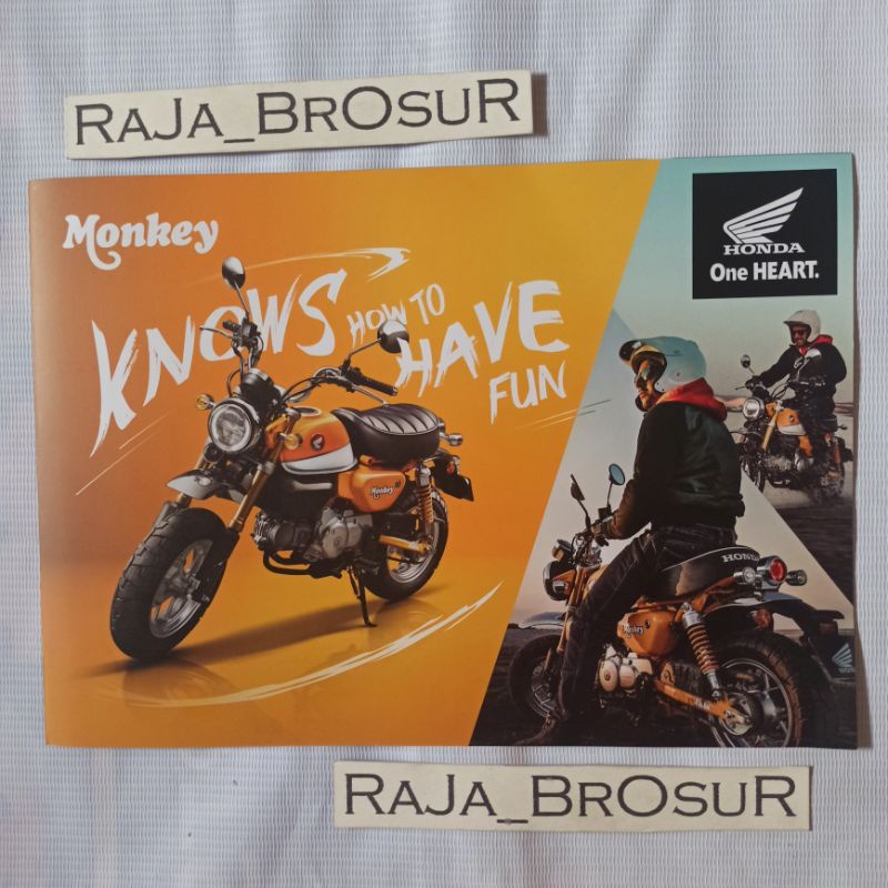 Jual Poster brosur katalog leaflet Honda Monkey 2019 | Shopee Indonesia