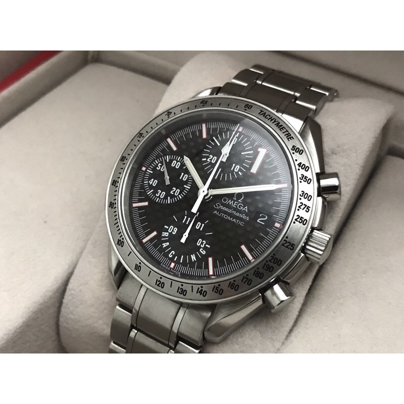 ORIGINAL OMEGA SPEEDMASTER RACING SCHUMACHER AUTOMATIC CHRONOGRAPH TRIPLE DATE 39MM