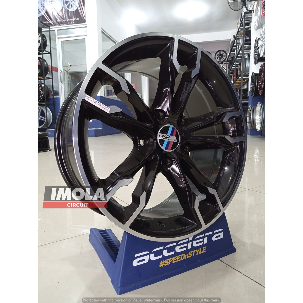 Jual Velg mobil racing BMW R17 Mannheim M6 Pelek Ring 17 Baut 5 Pcd ...
