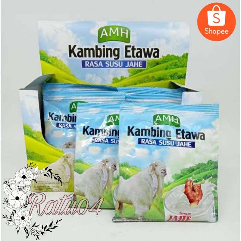 Jual Susu Kambing Etawa Full Cream Amh Sachet Dengan Jahe Merah