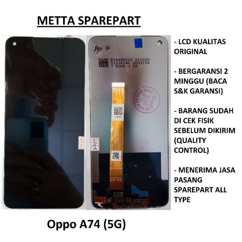 Jual Original OEM LCD Touchscreen Oppo A74 5G CPH2197 Shopee Indonesia