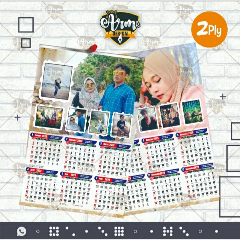 Jual KALENDER 2025 CUSTOM FOTO TERLARISS!! | Shopee Indonesia