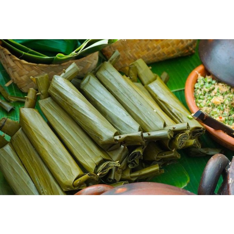 Jual Lontong daun 10pcs (wajib order malam) | Shopee Indonesia