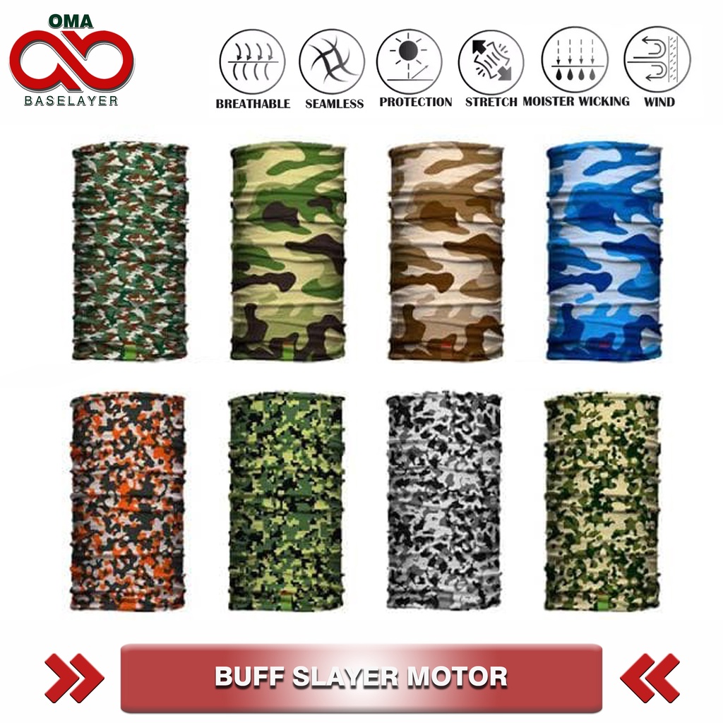 Jual Masker Buff Bandana Slayer Pria Berkendara Multifungsi Anti Debu ...