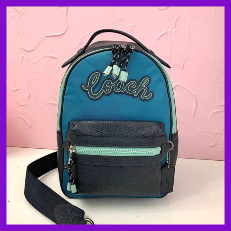 Jual Jual Sale Tas Ransel Wanita Coach Slingpack Color Blue Multi