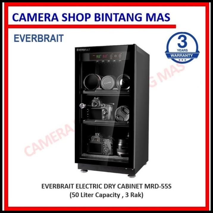 Jual Everbrait Dry Cabinet Mrd 55S (50 Liter, Anti-Jamur U/ Lensa ...