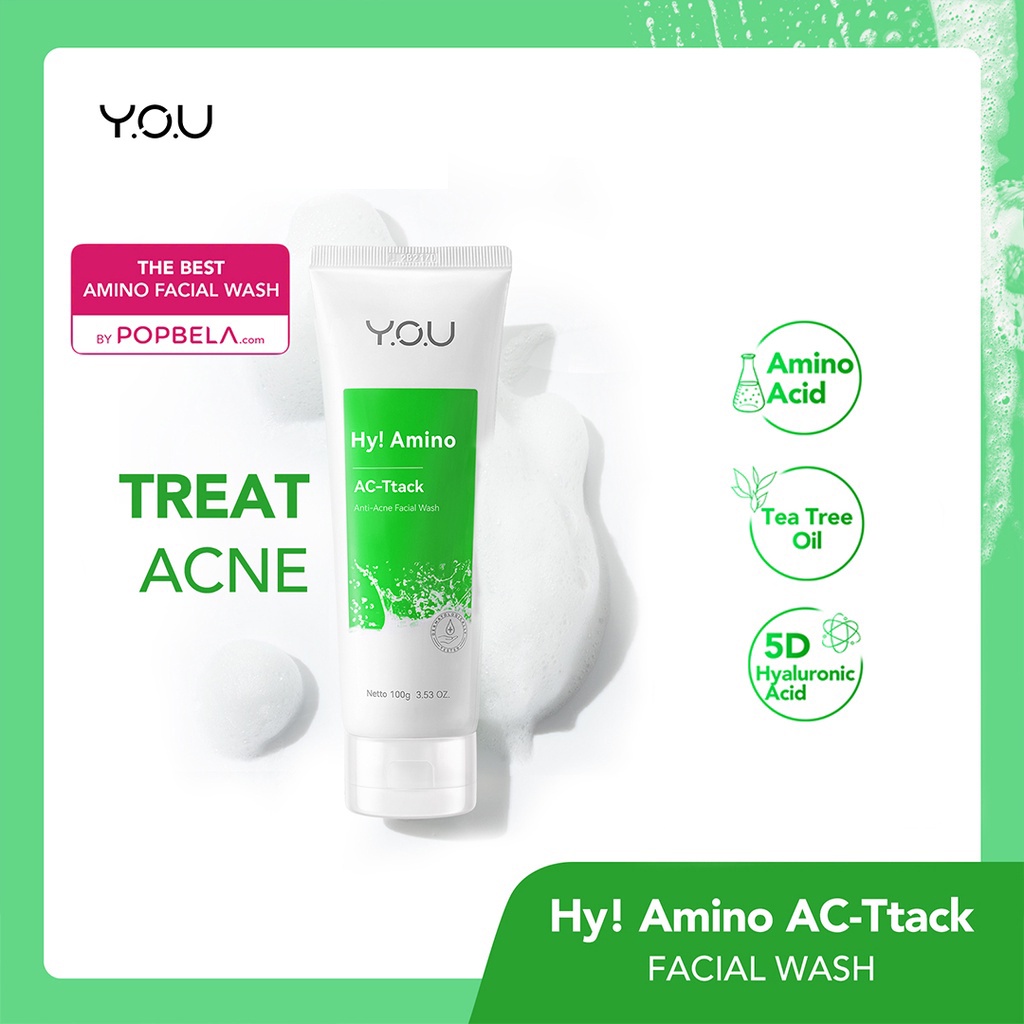 Jual You Hy Amino Facial Wash Gr Gr Shopee Indonesia