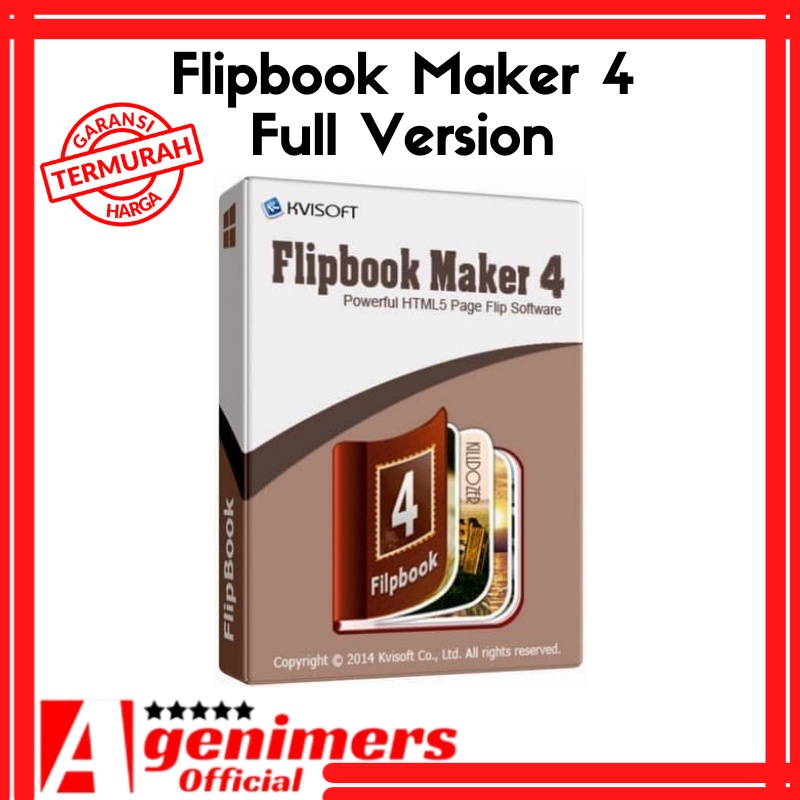 Jual Flipbook Maker 4 Full Version For Windows Software Pembuat Ebook