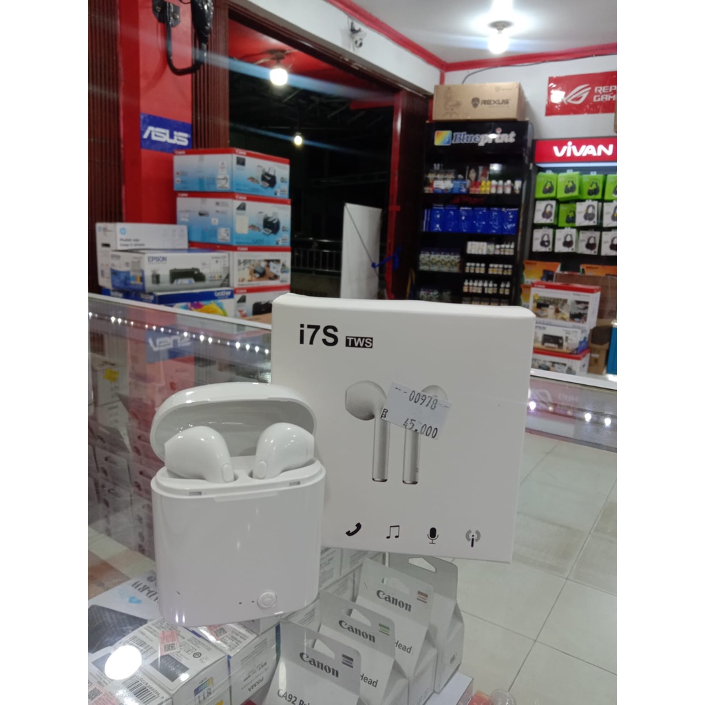 Cara ngecas headset online i7s tws