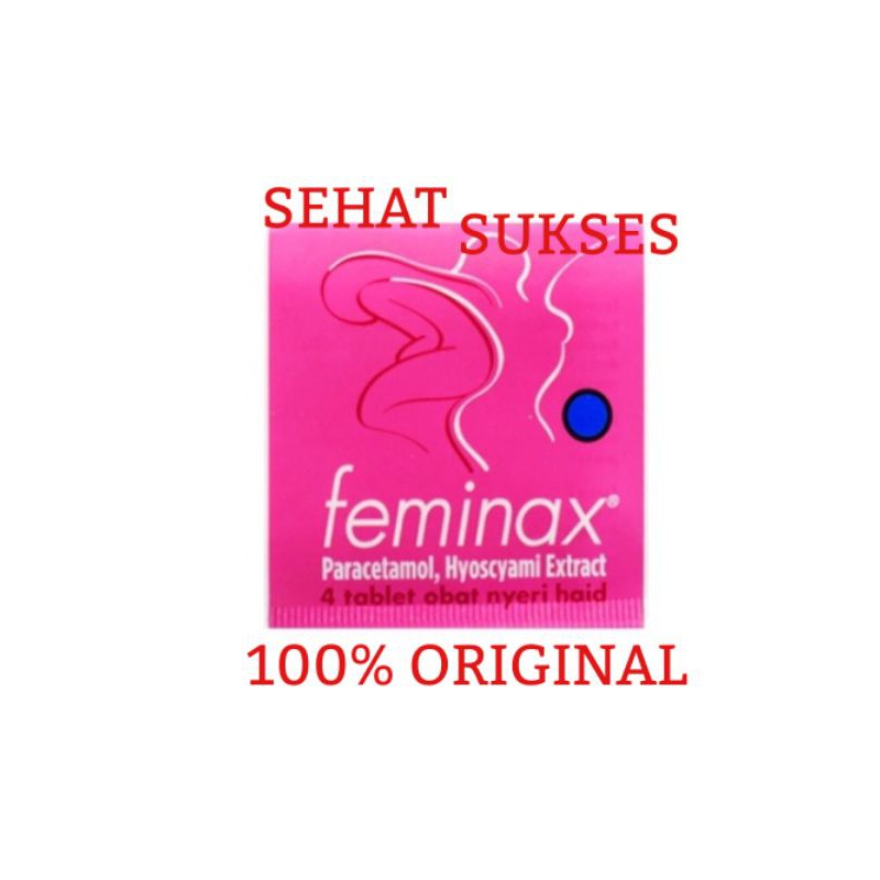 Jual Feminax Isi Tablet Obat Nyeri Haid Menstruasi Shopee Indonesia