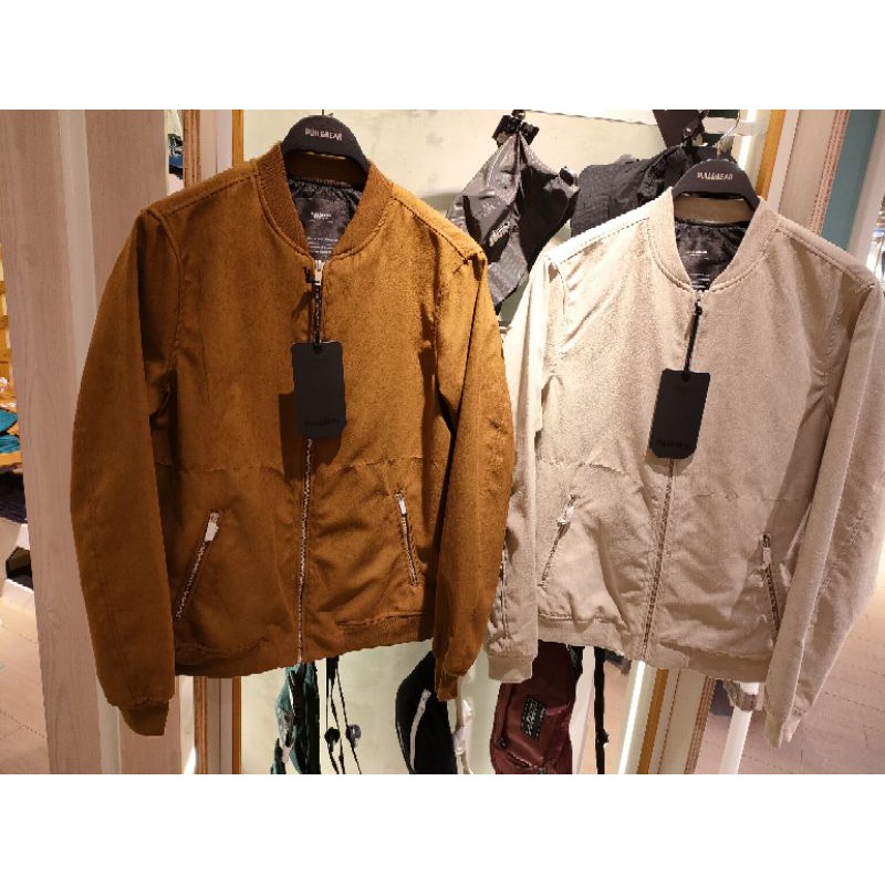 Jaket bomber shop pull and bear