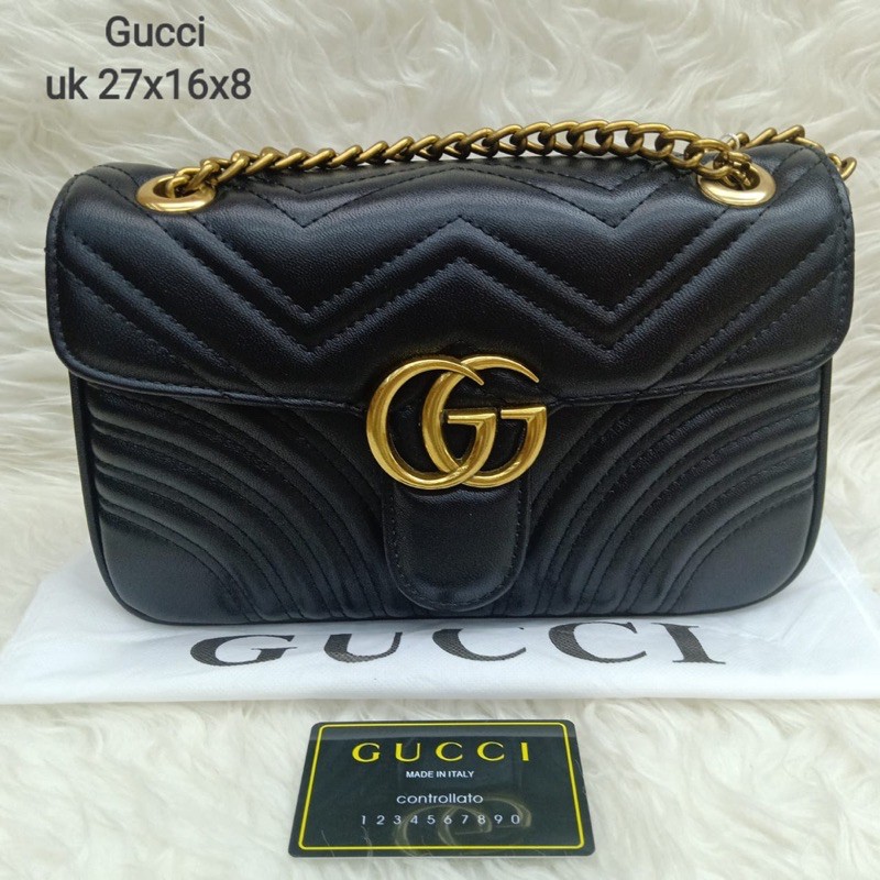 Harga tas gucci sales marmont asli