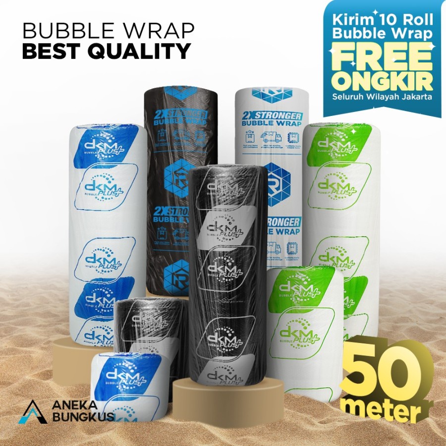 Jual Plastik Bubble Babel Wrap Potongan 50m Bubble Packing Premium ...