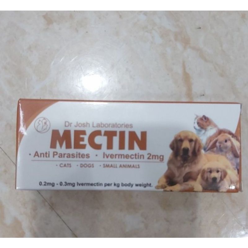 Jual Mectin Anti Parasit Ivermectin (ecer /1 Tablet)Untuk Kucing,Anjing ...
