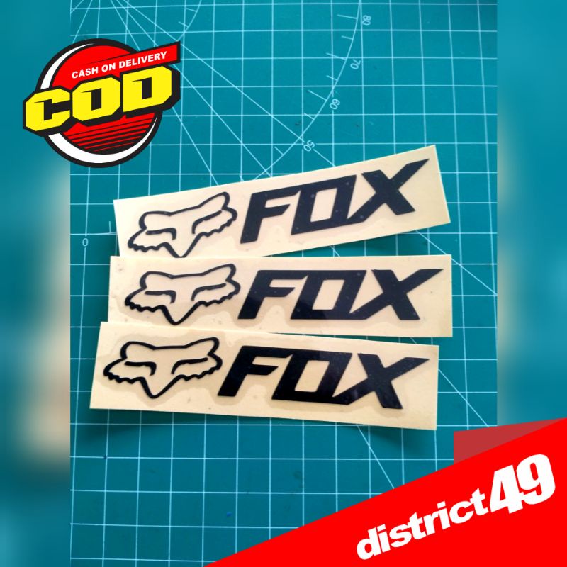 Jual Cutting sticker FOX - Sriker Cutting FOX - Stiker FOX - Stiker ...