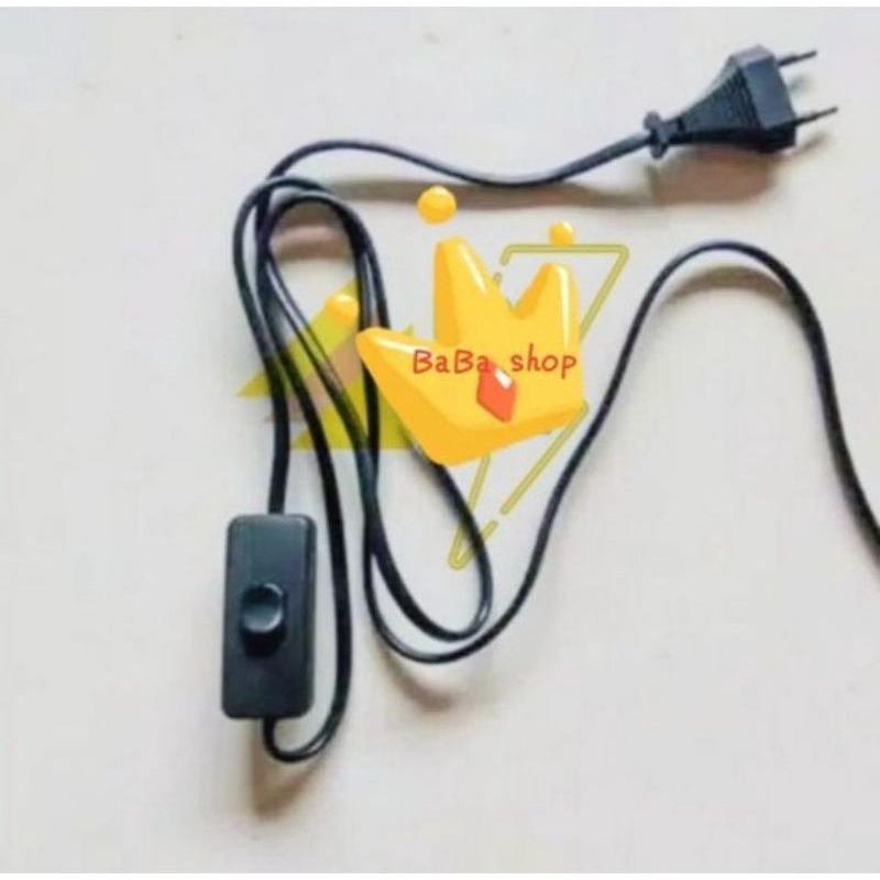 Jual KABEL SAMBUNGAN LAMPU TL SAKLAR ON OFF 1.8M | Shopee Indonesia