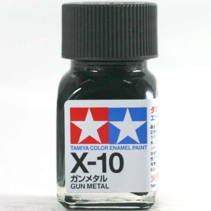 Jual tamiya enamel X10 Gun Metal Gundam model Kitt paint Shopee Indonesia