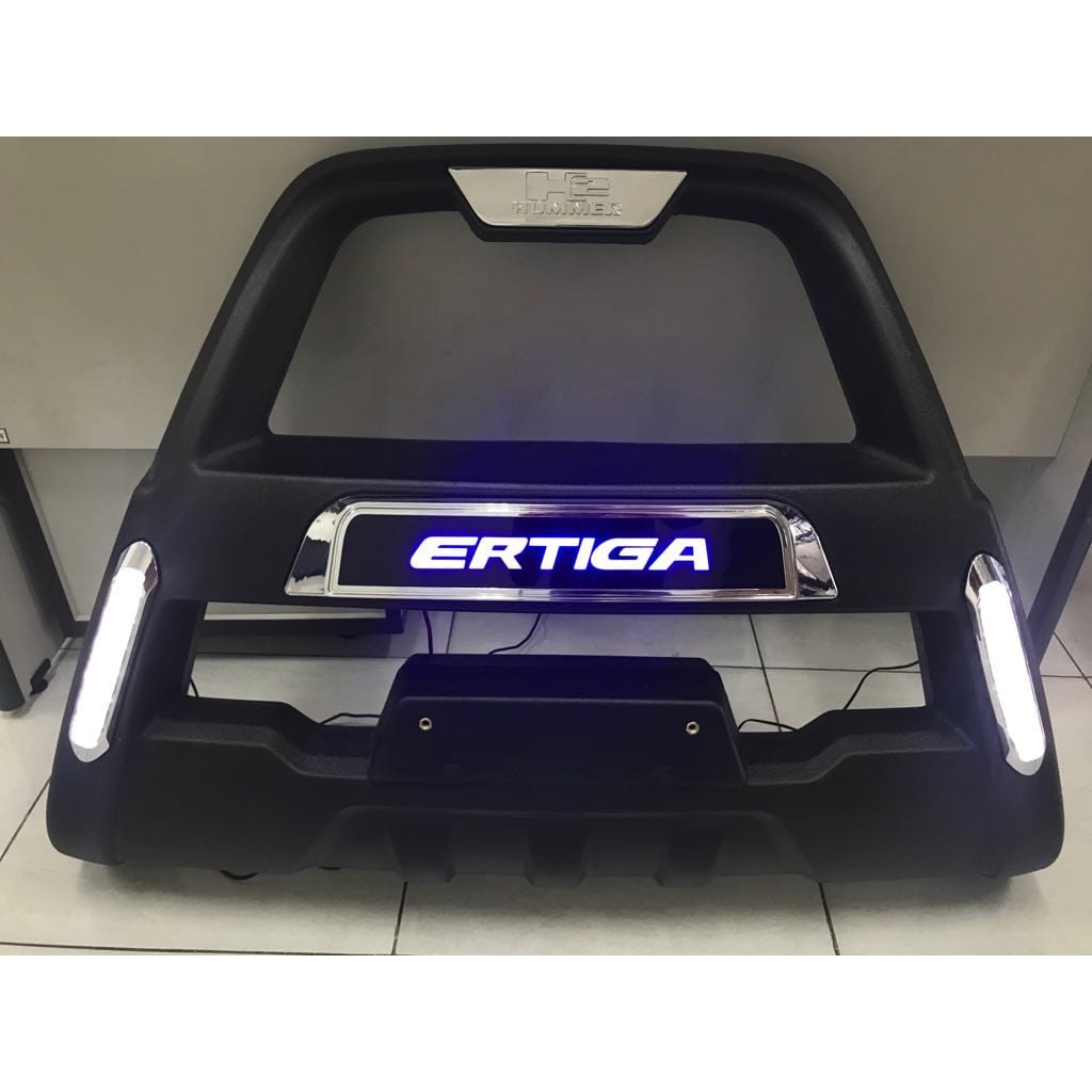 Jual HV1FHU SUZUKI ERTIGA TANDUK DEPAN MODEL HUMMER ERTIGA FRONT BUMPER GUARD ERTIGA AKSESORIS