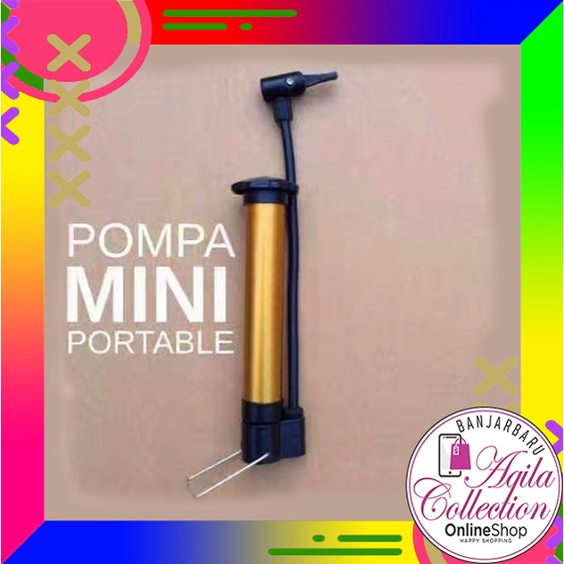 Jual POMPA SEPEDA MINI PORTABLE MANUAL | Shopee Indonesia