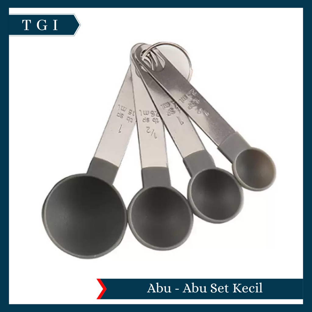 Jual Tgi Set Sendok Takar Ukur Bumbu Dapur Cup Measuring Spoon