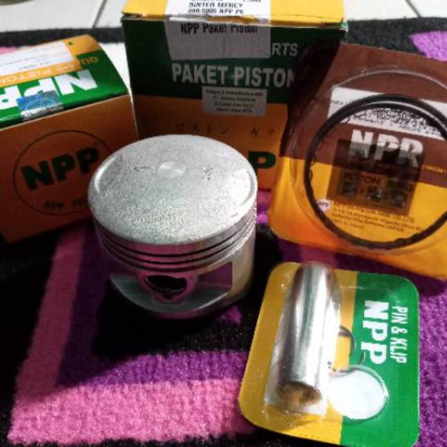 Jual PISTON KIT SEHER SET KAWASAKI BINTER MERCY KZ200 MERZY/MERSY/MERSI ...