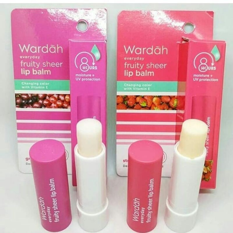 Jual Wardah Fruity Sheer Lip Balm Shopee Indonesia