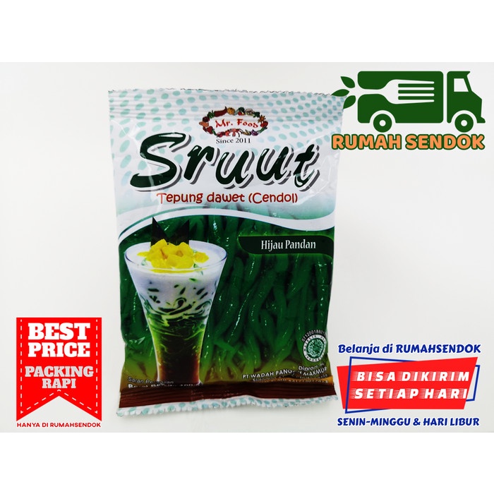 Jual NEW Cendol Dawet Sruut Tepung Premix Instan 100gr Mr. Food Takjil ...