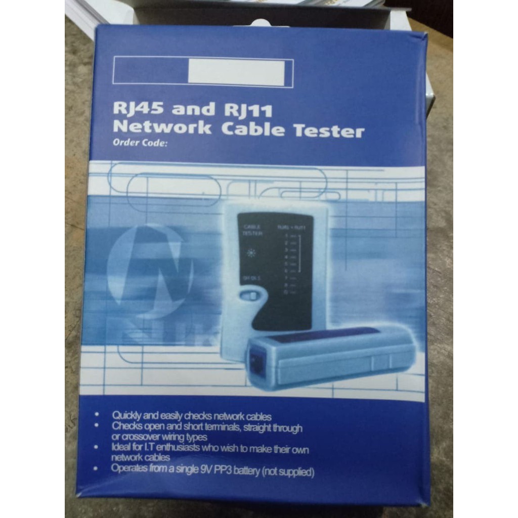 Jual Kabel lan tester RJ45 dan RJ11 | Shopee Indonesia