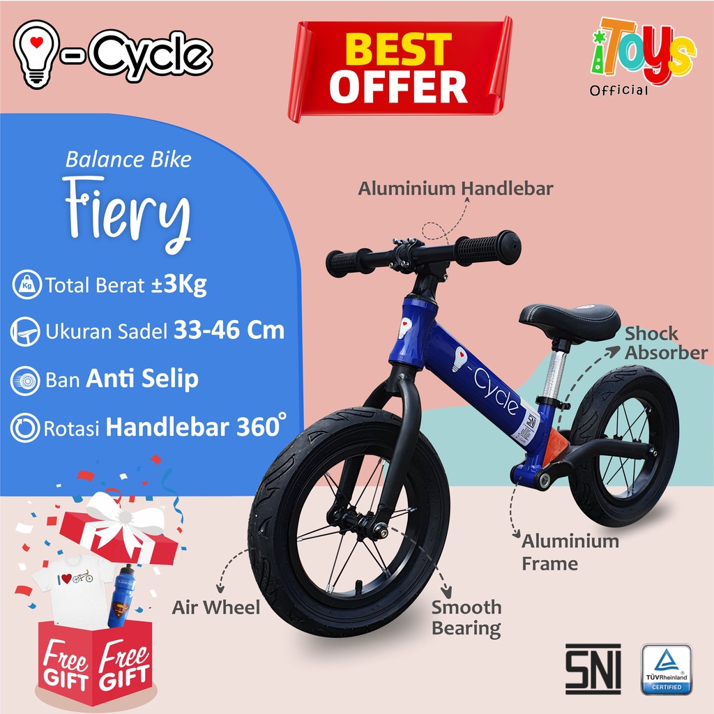 ukuran push bike