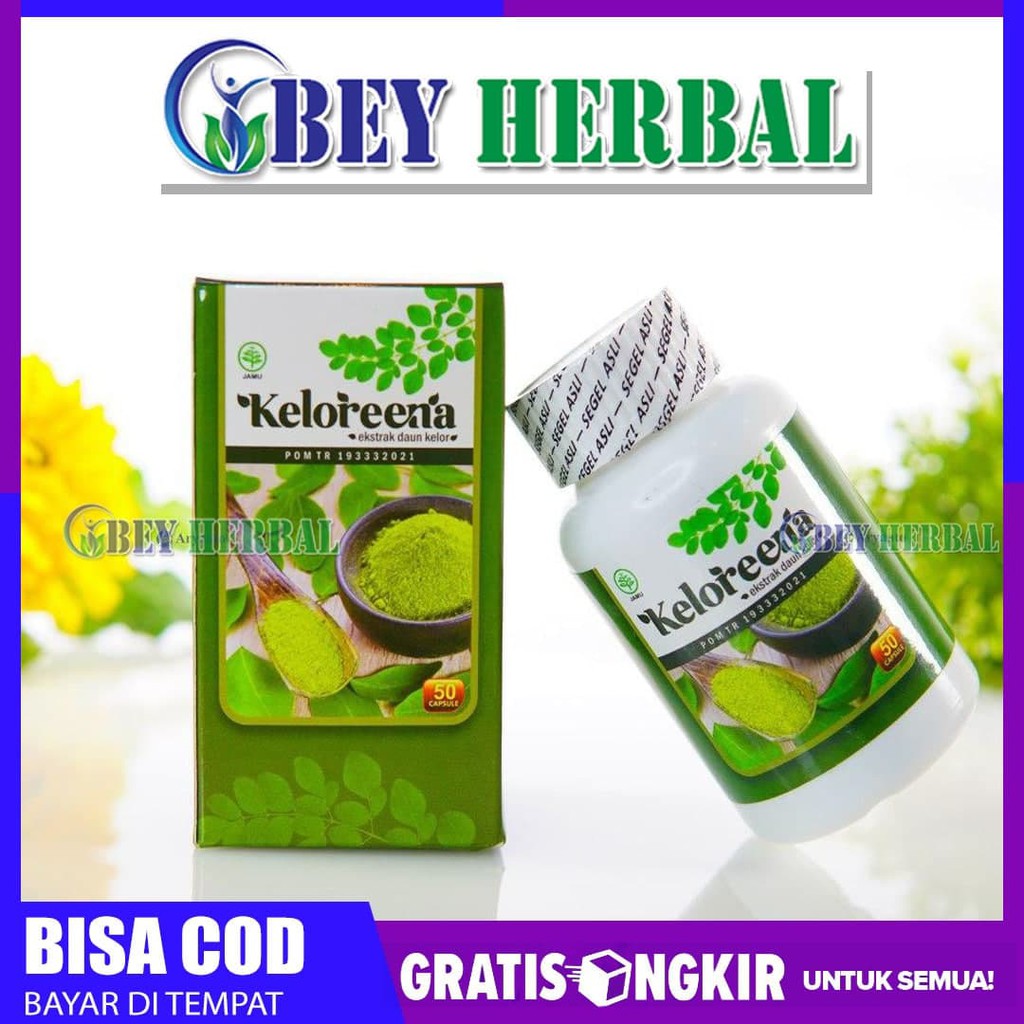 Jual KELOREENA 100% Ekstrak Daun Kelor Terbaik - Obat Herbal Ekstrak ...