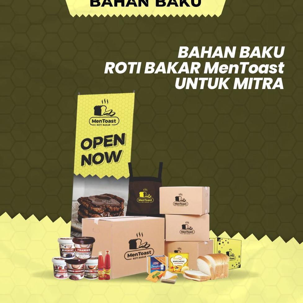 Jual Bahan Baku Roti Bakar MenToast Kekinian - Bahan Baku (KODE P2889