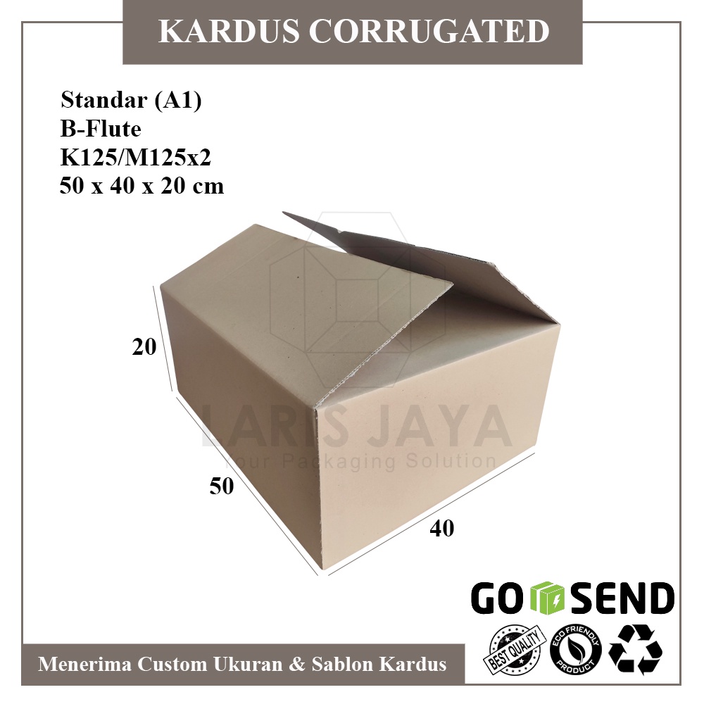 Jual KARDUS PINDAHAN BOX POLOS KARTON PACKING DUS COKLAT BESAR JUMBO 50 ...