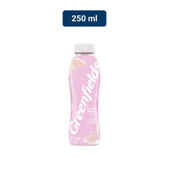 Jual Greenfields Yogurt Drink Strawberry 250 ml | Shopee Indonesia