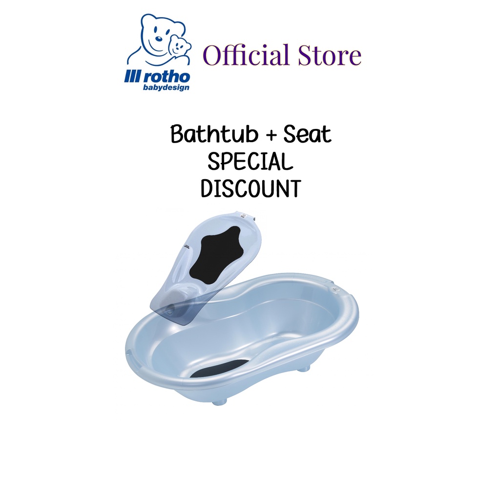 Jual SPECIAL DISCOUNT !!! ROTHO BATHTUB + SEAT (New Born) Shopee