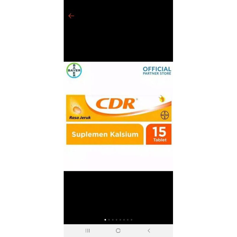 Jual CDR multivitamin vitamin C isi 10 tablet / 15 tablet | Shopee ...