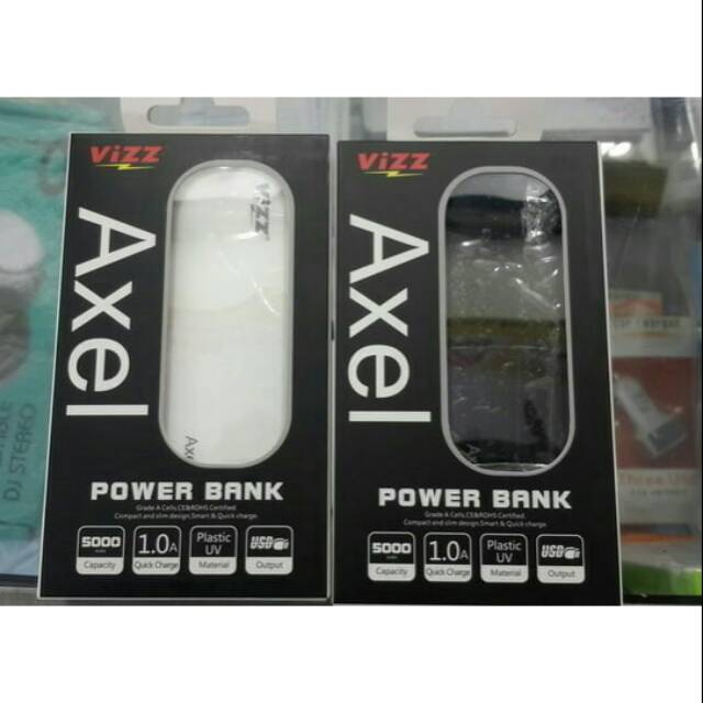 Jual Powerbank Axel Vizz 5000mAh 5000 mAh Original Real | Shopee Indonesia