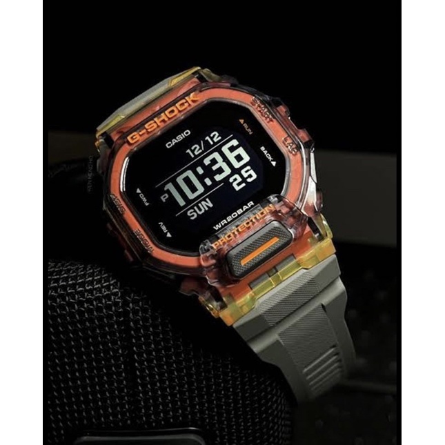 G-Shock By Casio Men's GBD200SM-1A5 Clear Orange