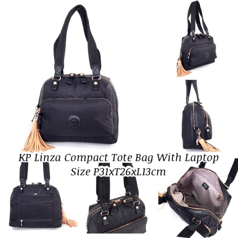 Jual Kipling Linza Compact Tote Bag With Laptop Shopee Indonesia