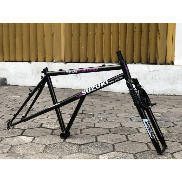 Jual FRAME SEPEDA MTB 26 FRAME CROMOLY SEPEDA SUZUKI TECH 6000 ELEVATED